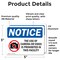 Signmission Use Of Camera Or Video Prohibited, 5 in W x Rectangle, Vinyl Decal OS-2PACK-NS-D-35-L-16789 - alternate 5